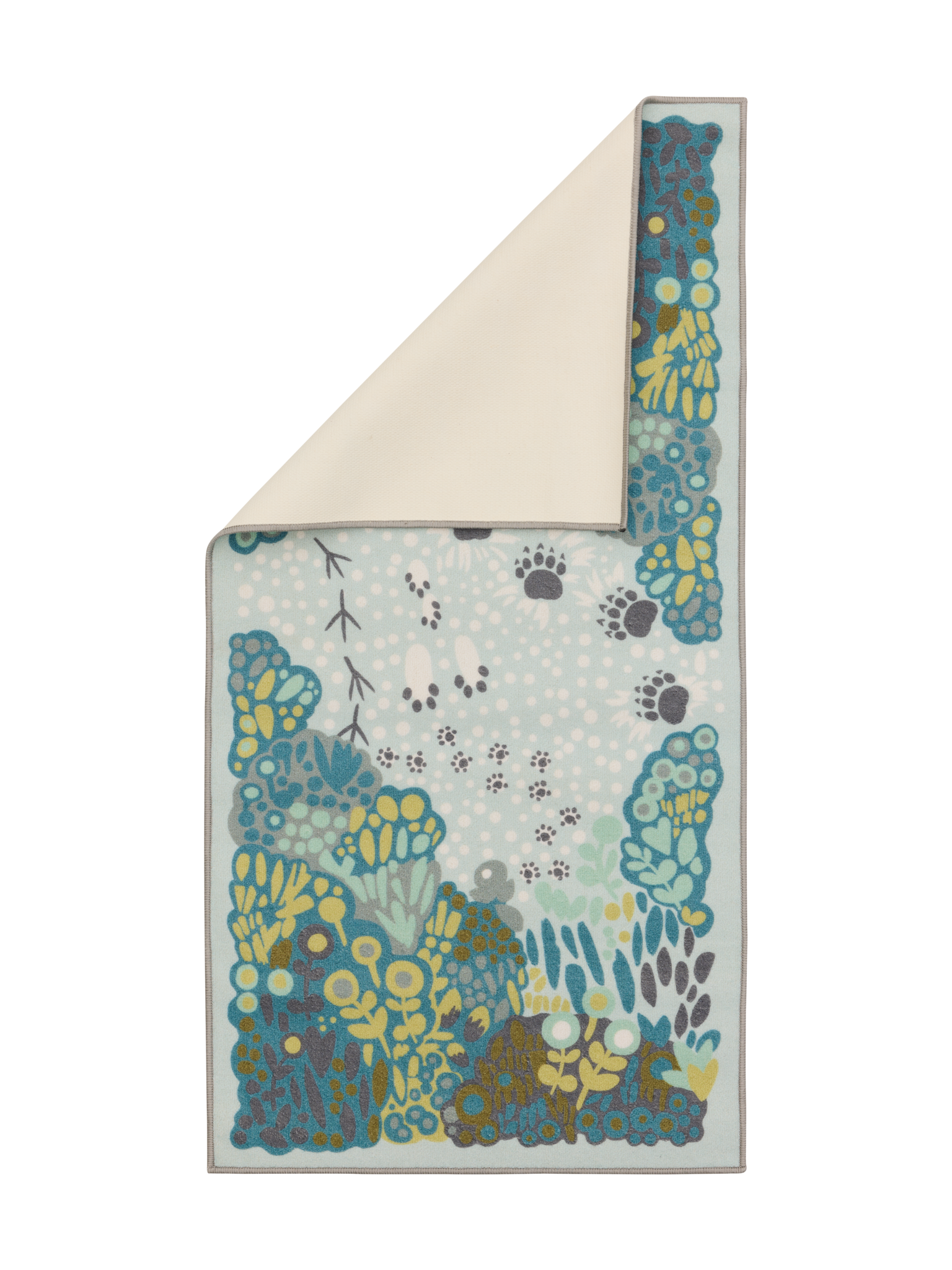 109099-7100_2; Vallila Tassuttelu-käytävämatto Mintunvihreä / 80x160 cm 