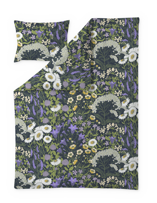 109037-6770; Vallila Ahomaa-pussilakanasetti Sininen / 150x210 cm 