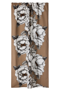 23310-110951-1102CU; Vallila Alma-verho Mokka / 140x250 cm 