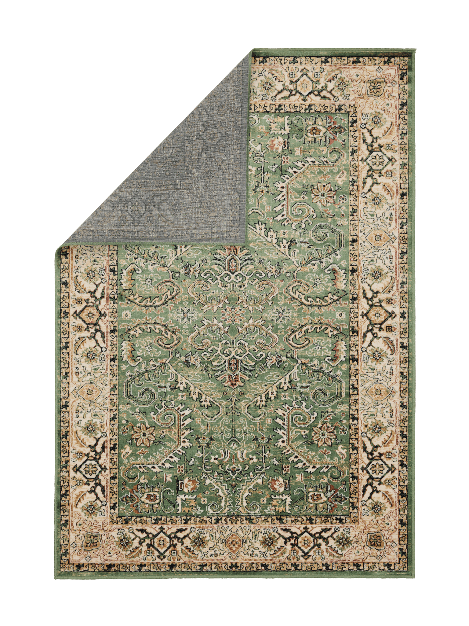 109276-7200_3; Vallila Inkivääri-matto Vihreä / 135x190 cm 