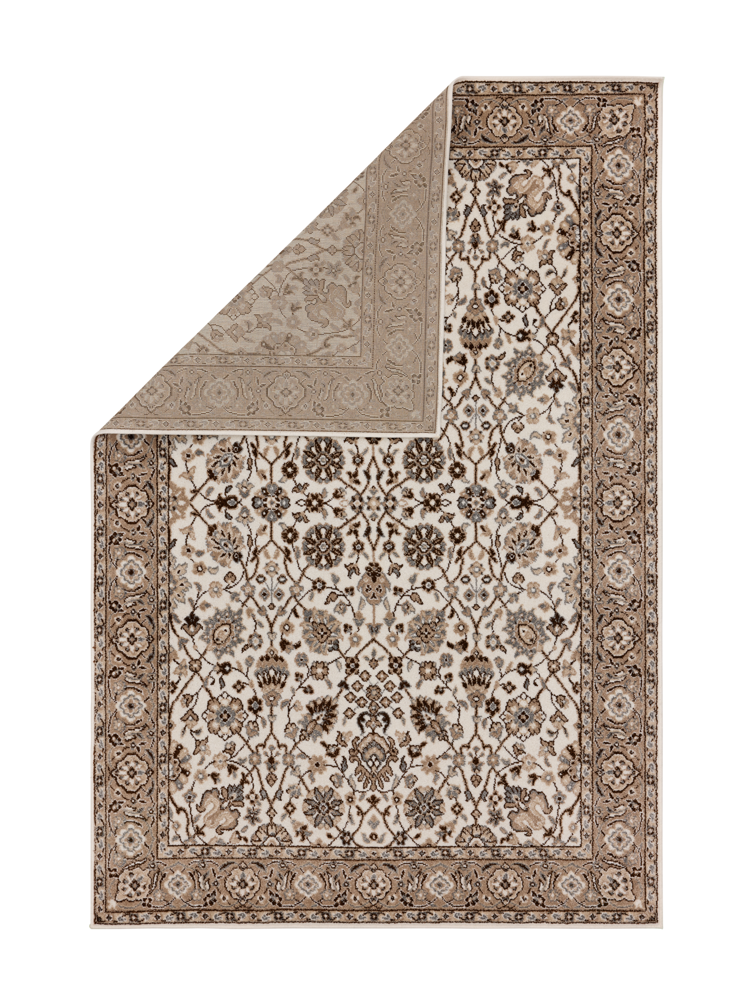 109266-1001_2; Vallila Kaneli-matto Beige-valkoinen / 133x190 cm 