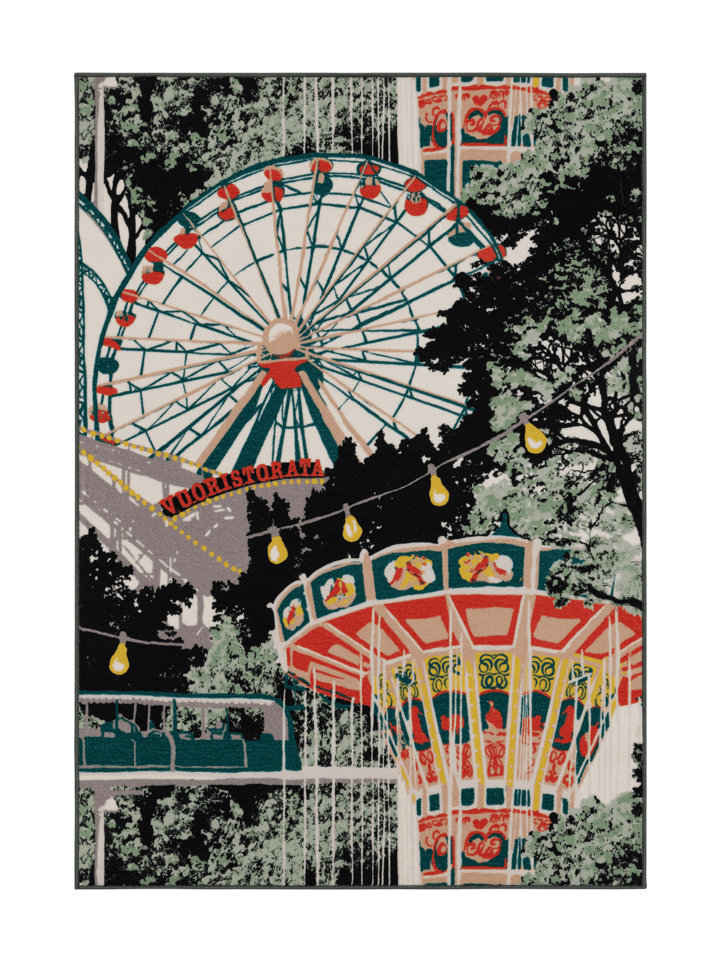 109226-8000; Vallila Lintsi-matto Monivärinen / 133x190 cm 