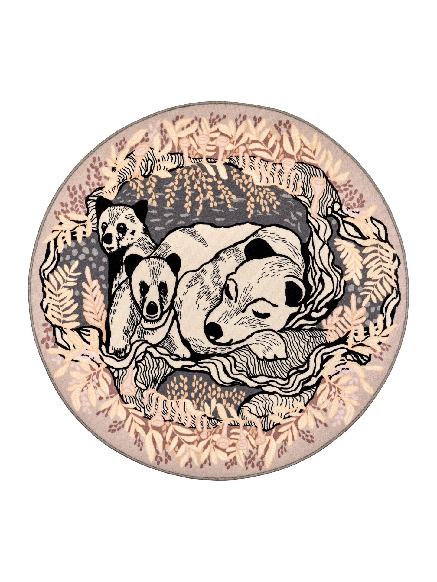 109085-1000; Vallila Unikeot-matto Beige / Ø133 cm 