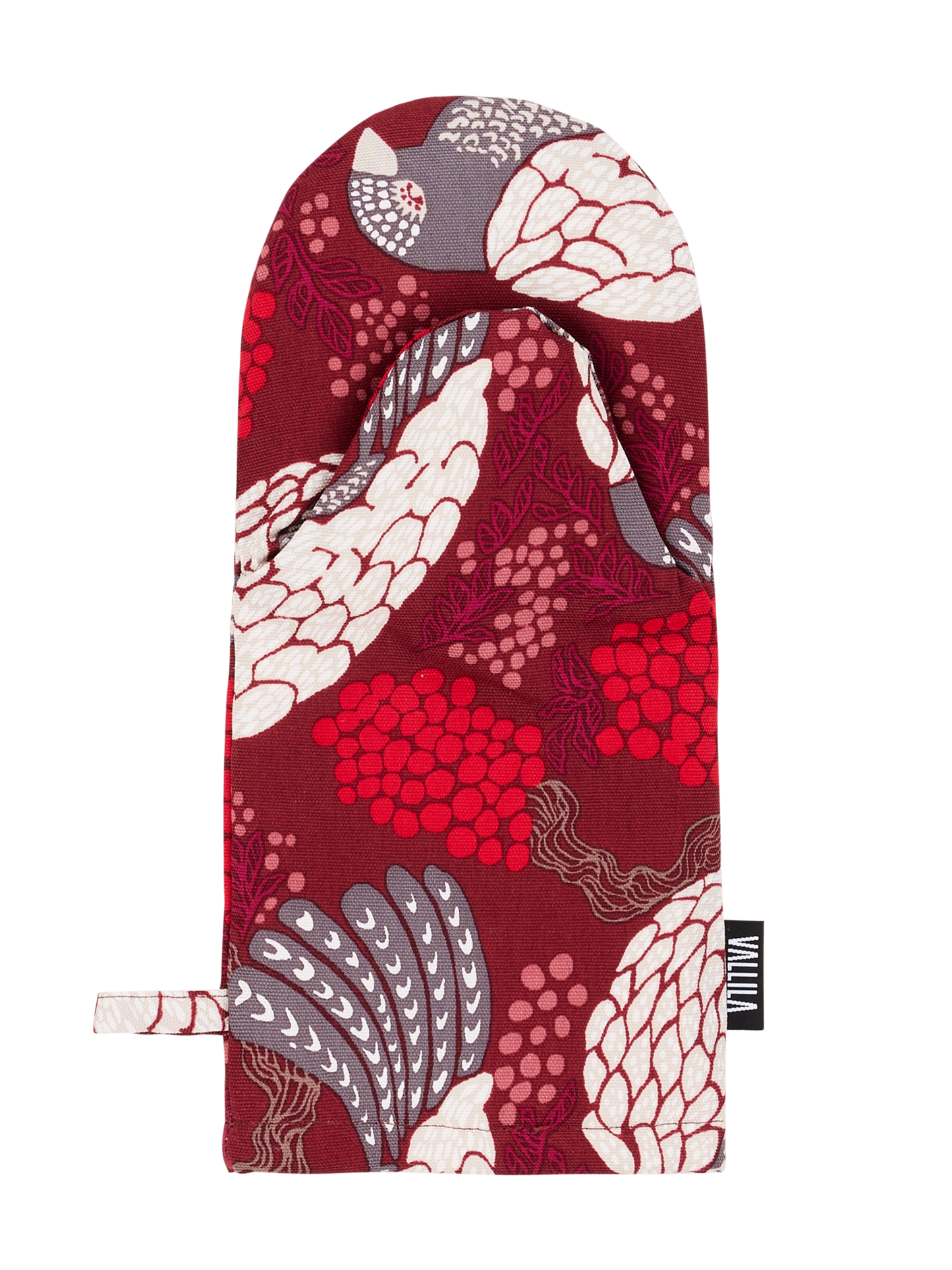 109320-4800; Vallila Viserrys-patakinnas Punainen / 15x34 cm 