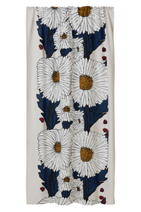 102674-6710; Vallila Hellekesä-verho Sininen-beige / 140x250 cm 