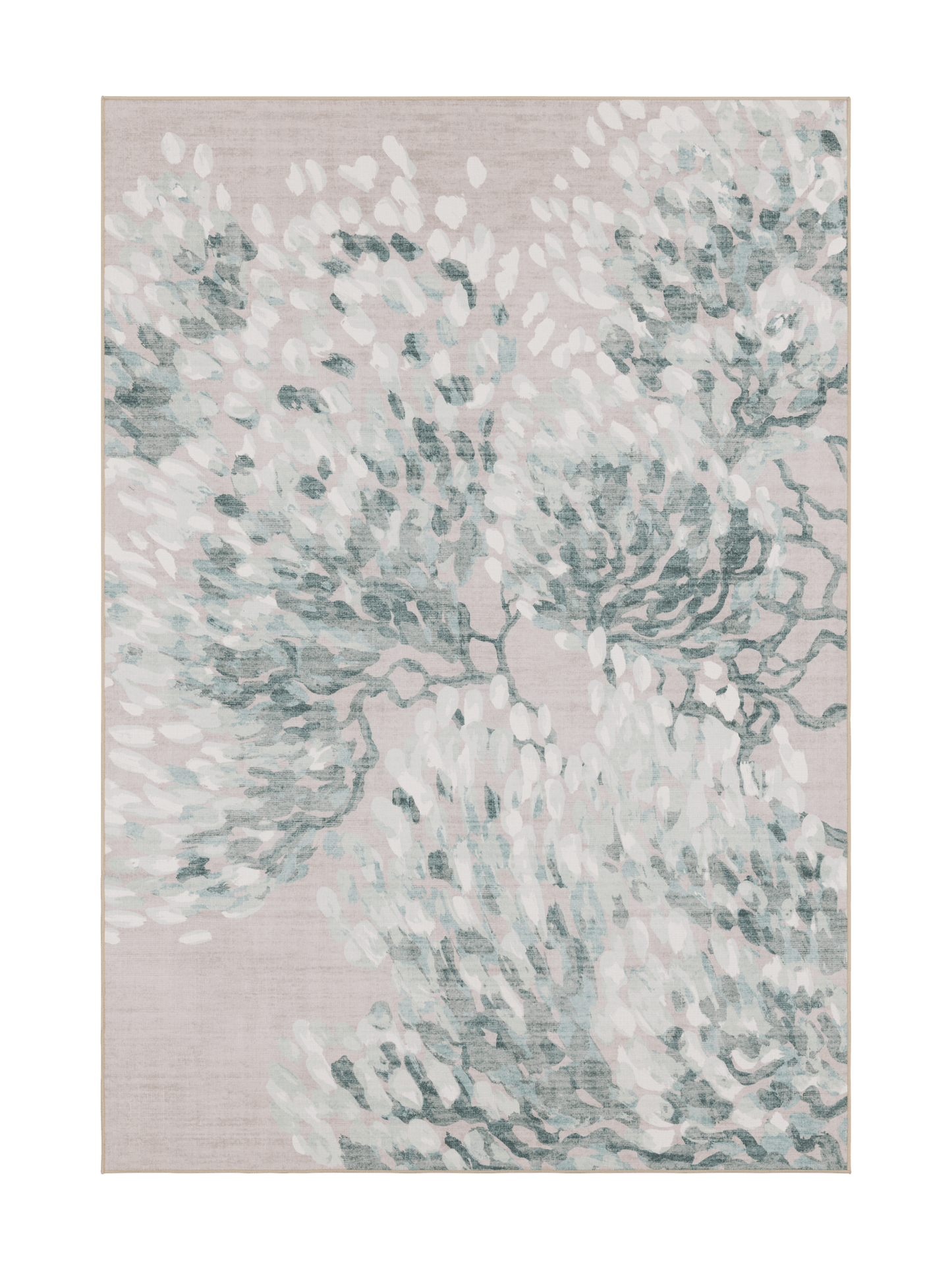 108480-1073; Vallila Taikapuu-matto Beige-vihreä / 140x200 cm 