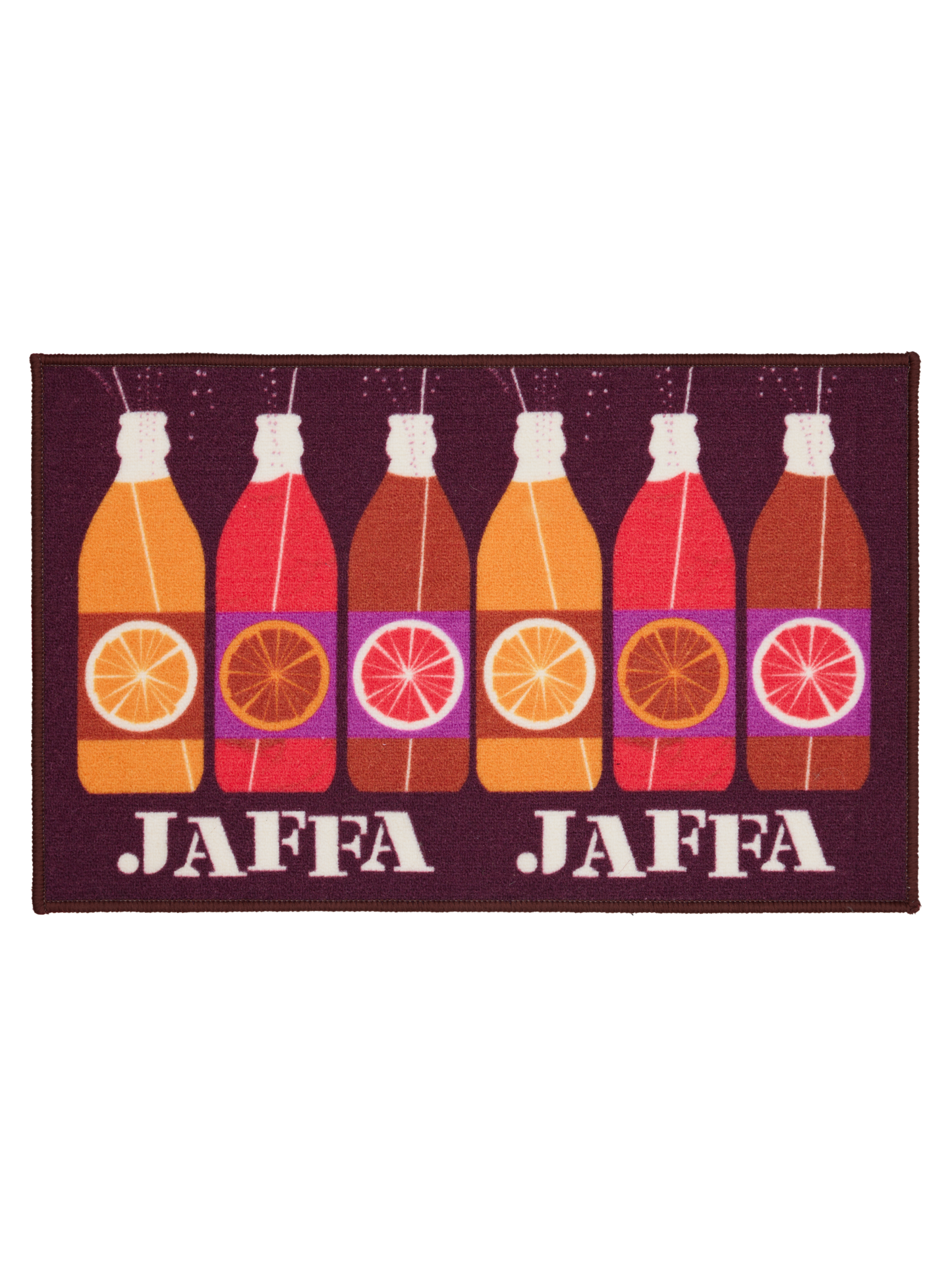 108738-4900; Vallila Jaffa-kynnysmatto Viininpunainen / 50x80 cm 