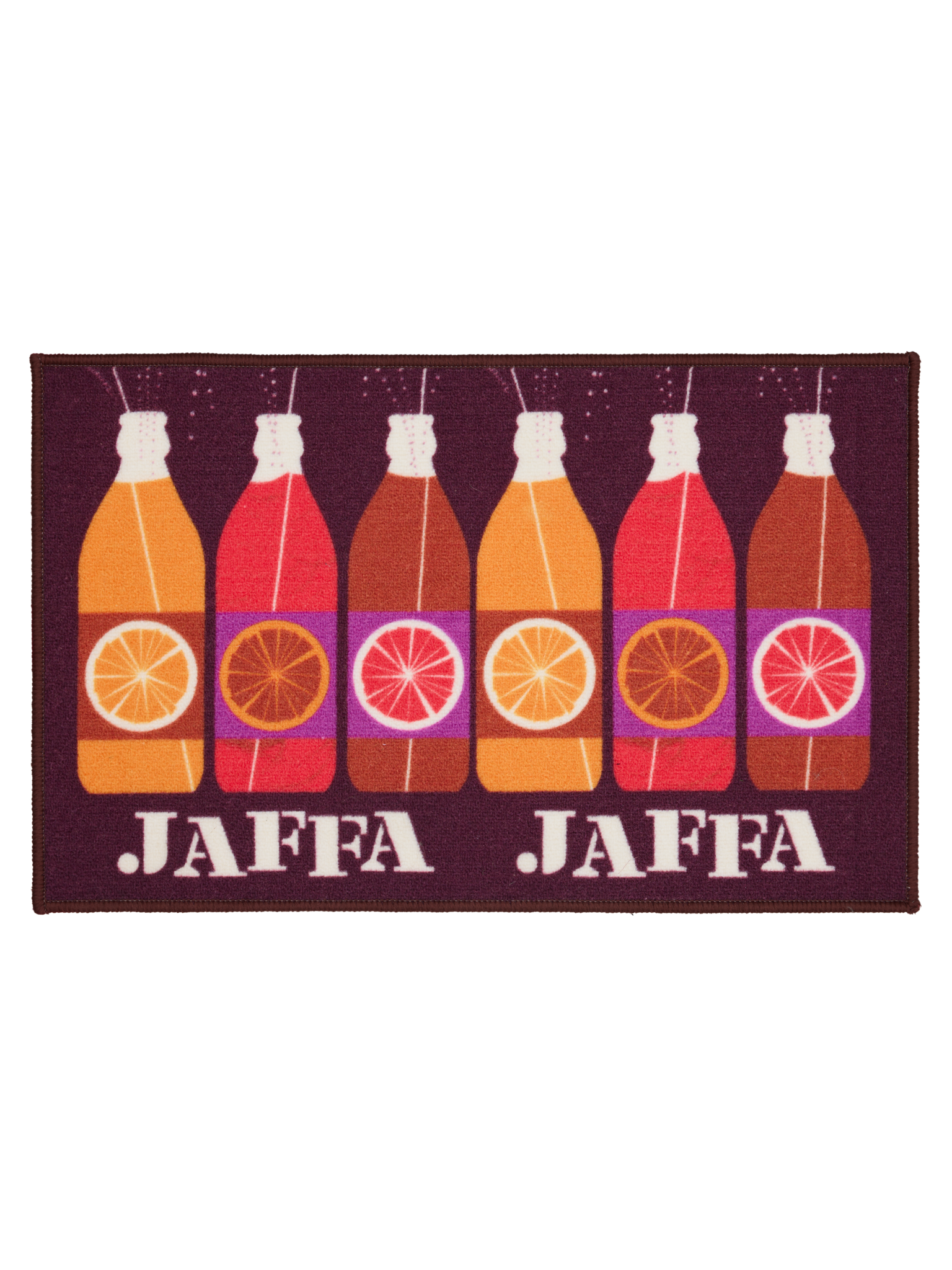 108738-4900; Vallila Jaffa-kynnysmatto Viininpunainen / 50x80 cm 