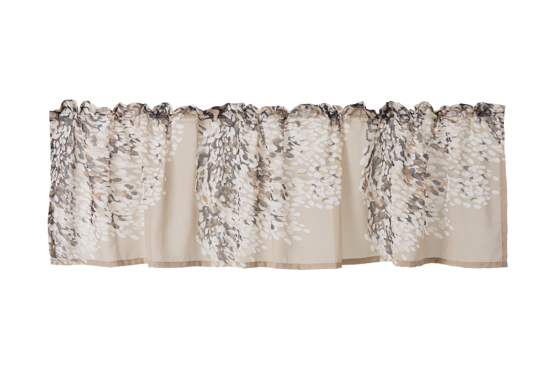 81668-38946-1001; Vallila Väre-valoverhokappa Beige-valkoinen / 60x250 cm 