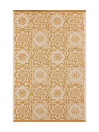 108598-2900; Vallila Kujakatti-matto Keltainen / 133x190 cm 