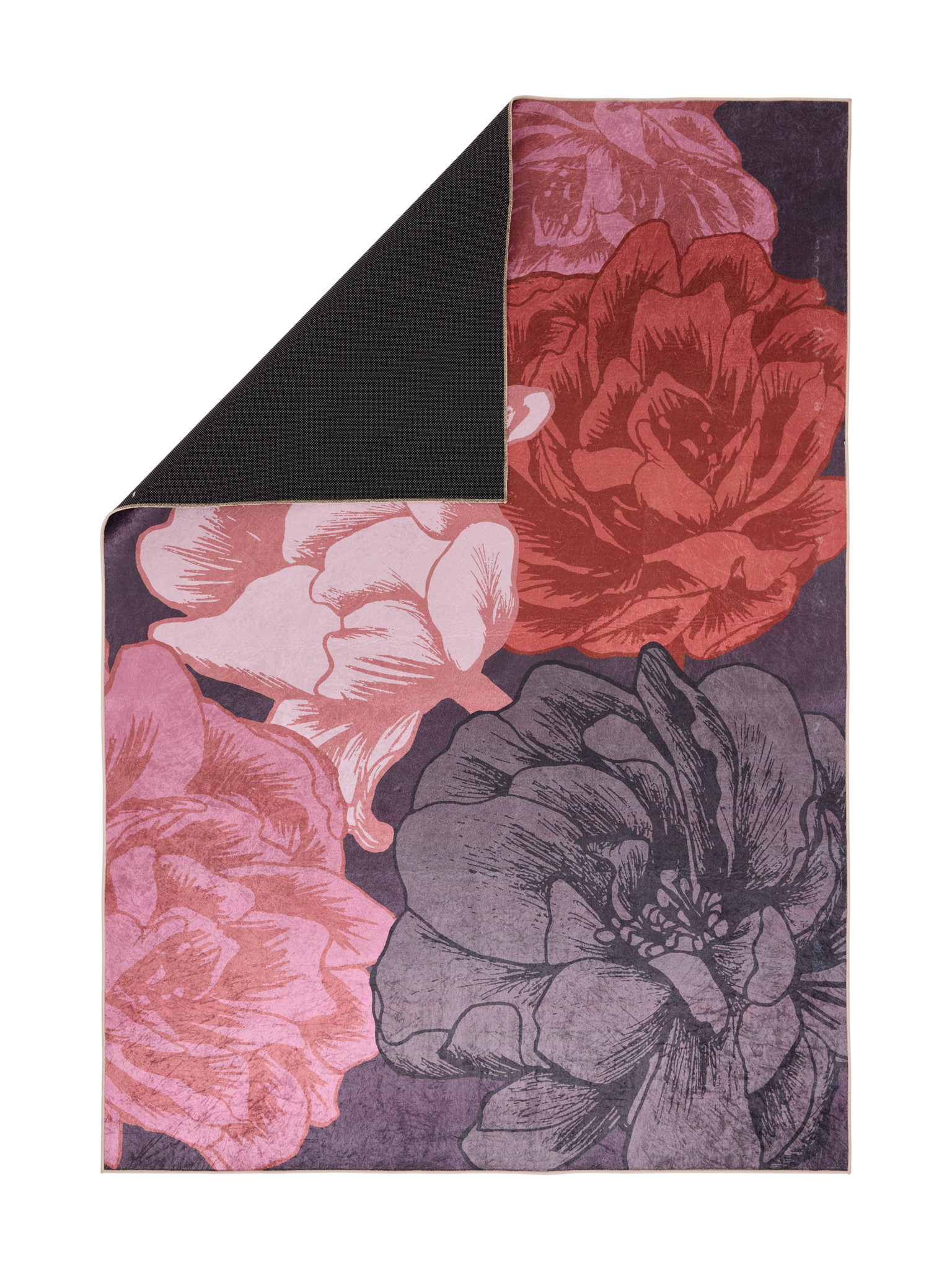 108757-3890_2; Vallila Juhannusruusu-matto Terra / 140x200 cm 