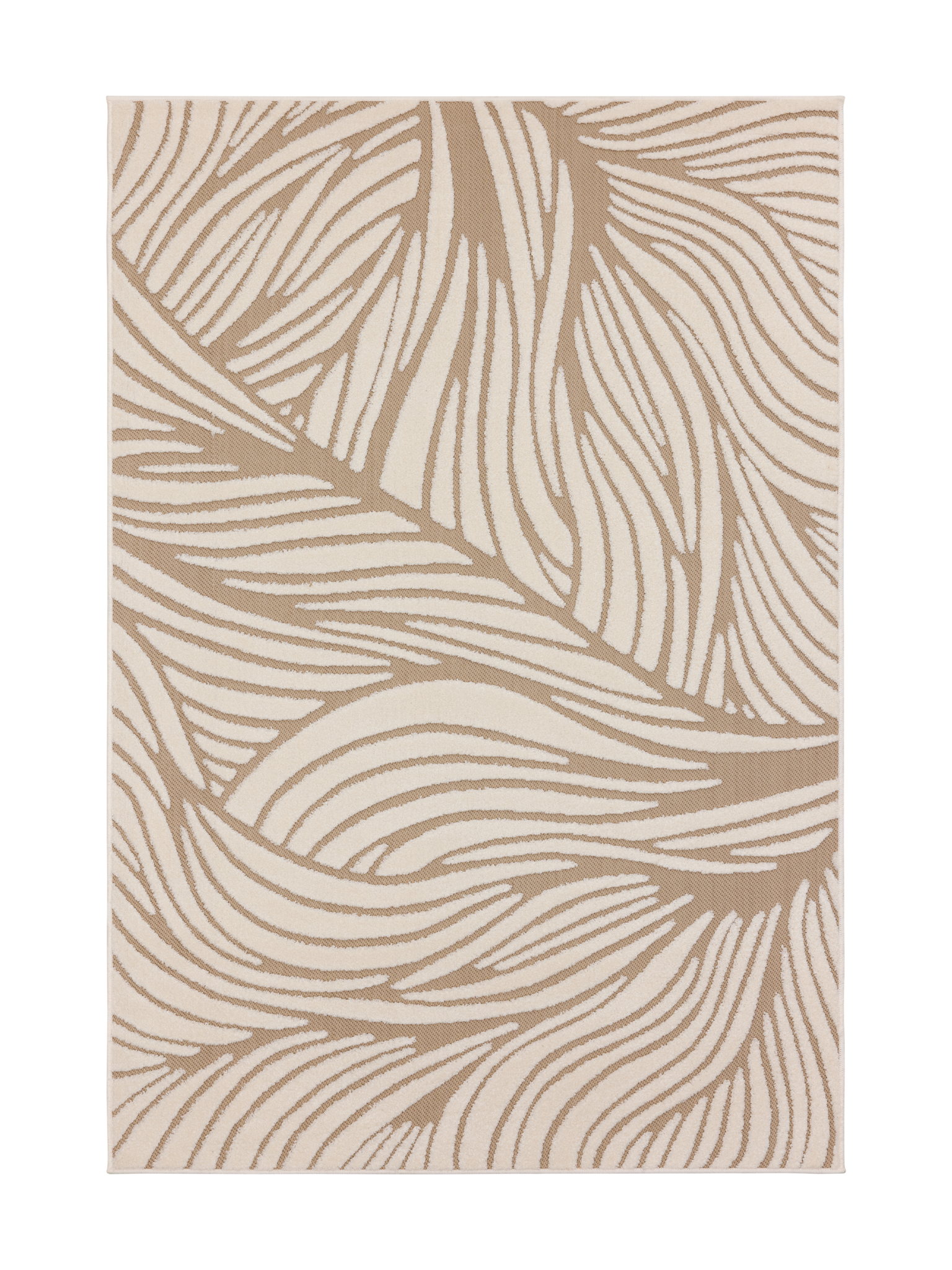 109262-1001; Vallila Aallokko-matto Beige-valkoinen / 160x230 cm 