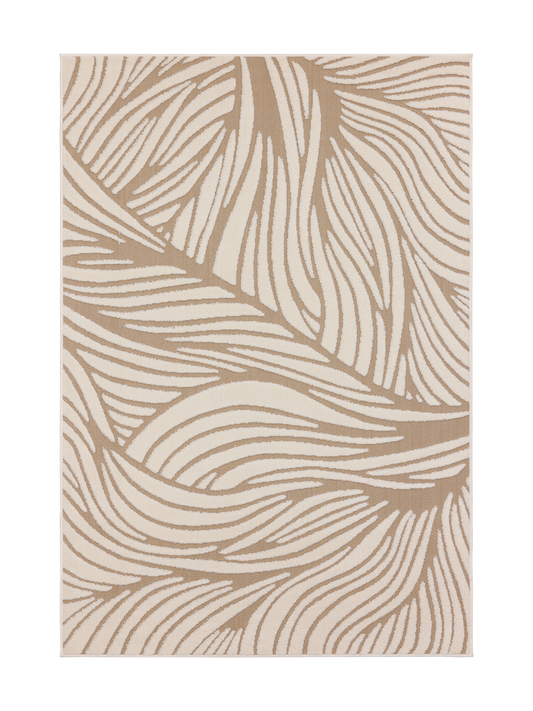 109262-1001; Vallila Aallokko-matto Beige-valkoinen / 160x230 cm 