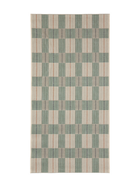 108625-6300; Vallila Tiili-käytävämatto Turkoosi / 100x200 cm 
