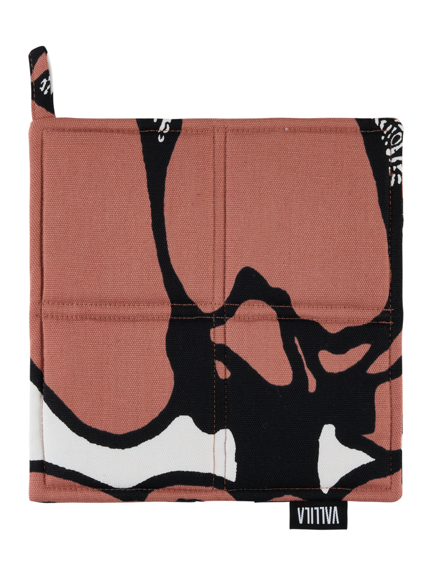 107966-4202; Vallila Makeba-patalappu 2 kpl Punainen-harmaa / 20x20 cm 