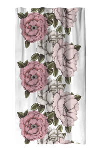 CT002457-4271; Vallila Alma-verho Pinkki-vihreä / 140x250 cm 