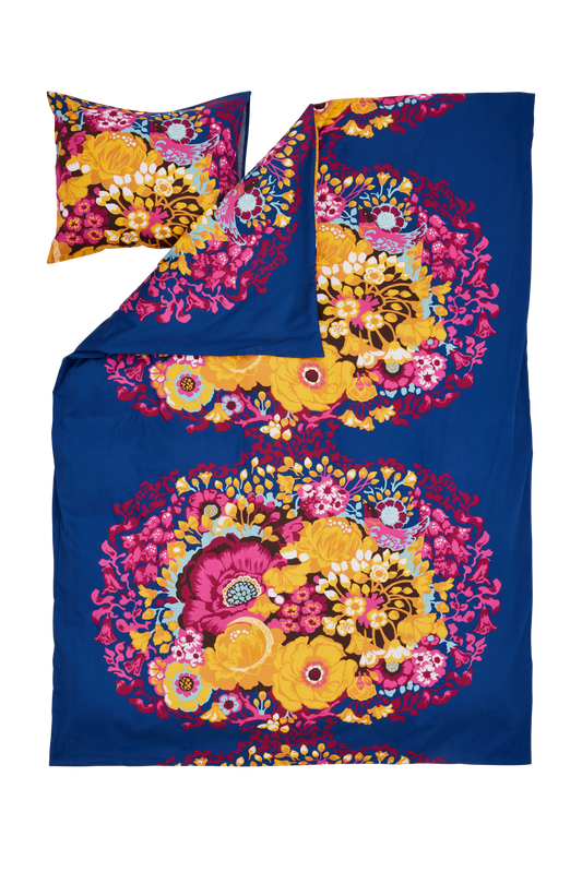 108008-8800; Vallila Apollon-satiinipussilakanasetti Monivärinen / 150x210 cm 