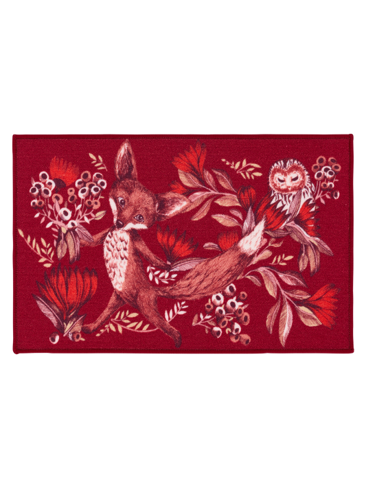 108998-4700; Vallila Fabula-kynnysmatto Punainen / 50x80 cm 