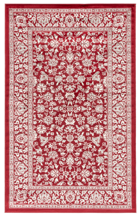 102197-36; Vallila Lydia-käytävämatto Punainen / 68x110 cm 