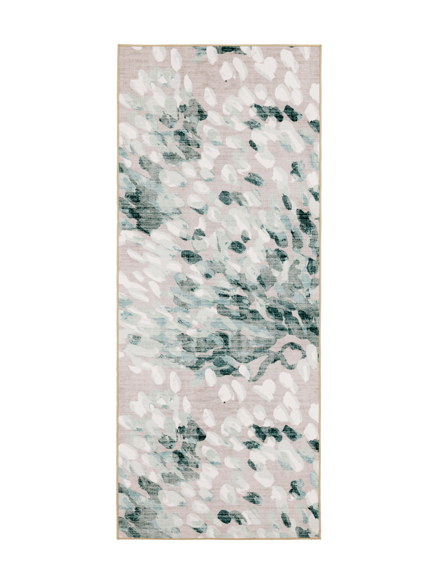 108479-1073; Vallila Taikapuu-käytävämatto Beige-vihreä / 80x200 cm 