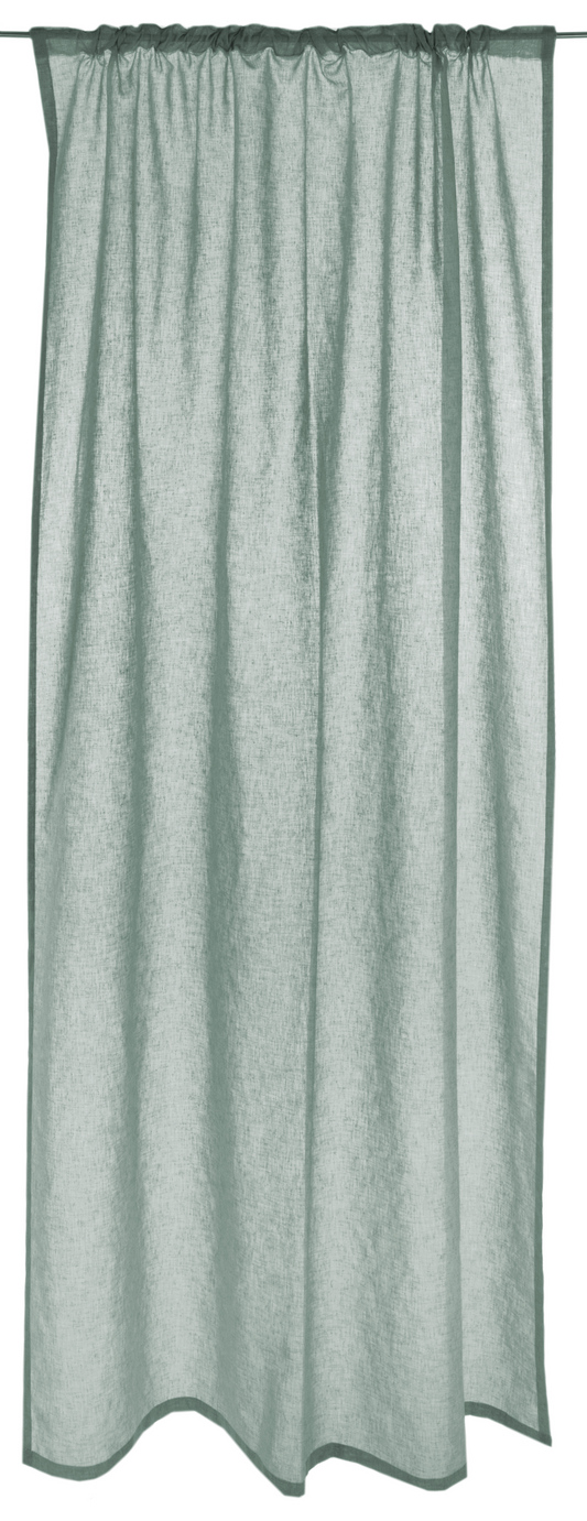 107218-7100; Vallila Formula-valoverho Salvianvihreä / 140x270 cm 