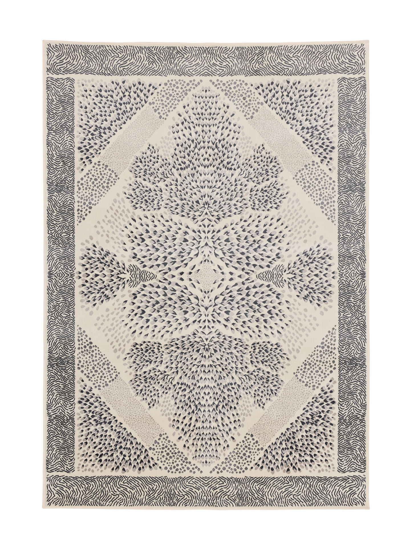 108477-9400; Vallila Taiga-matto Harmaa / 160x230 cm 