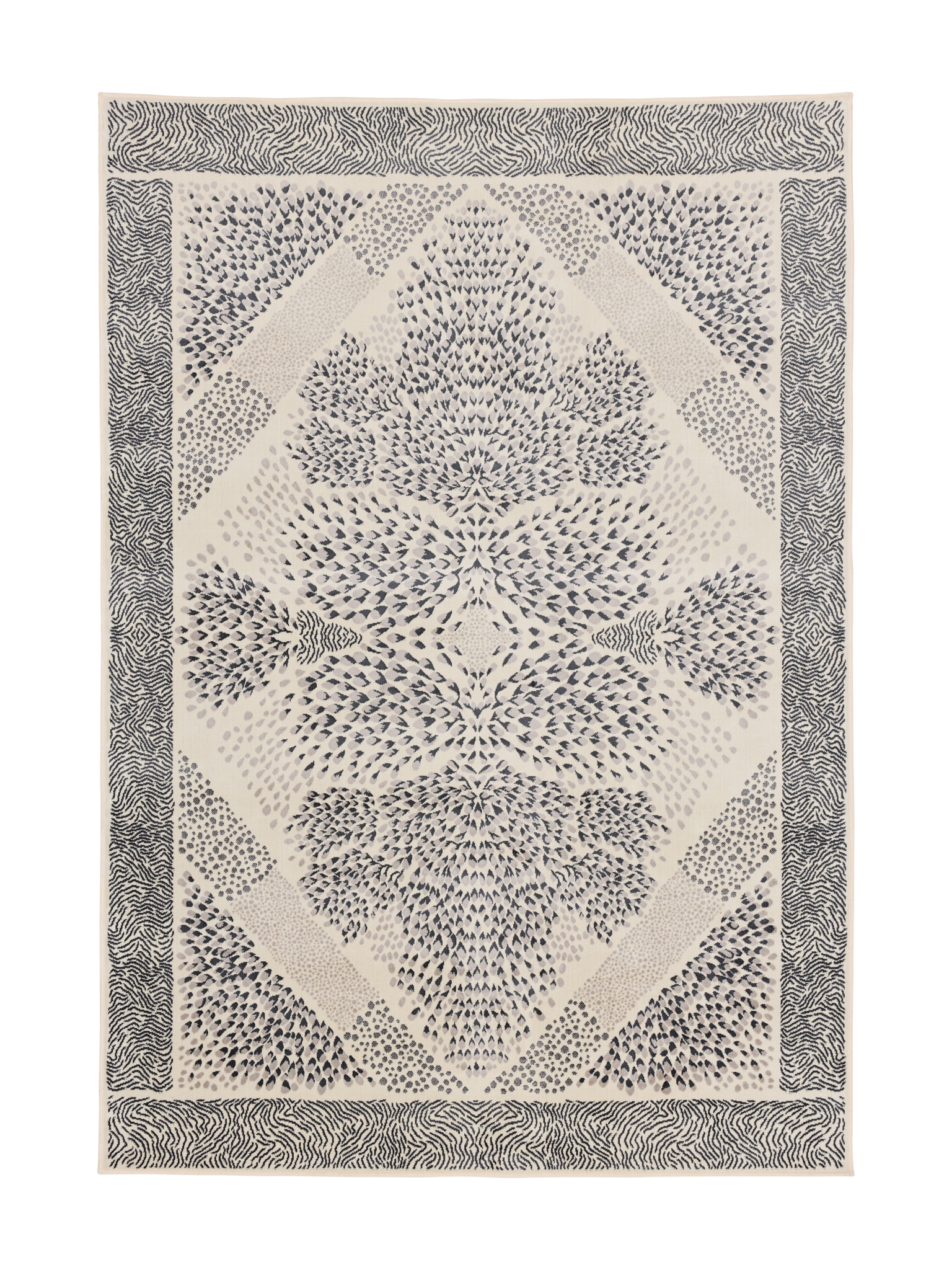 108477-9400; Vallila Taiga-matto Harmaa / 160x230 cm 